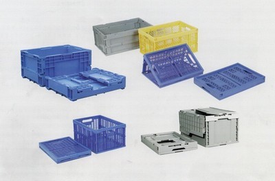 【塑料折叠箱】价格,厂家,图片,塑料箱,佛山市田中塑料包装材料-马可波罗网